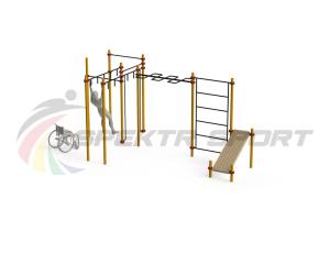 Купить Спортивный комплекс для инвалидов-колясочников WRK-D17_76mm в Вяземском 