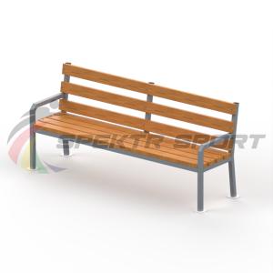 Купить Уличная скамейка со спинкой Дача в Вяземском 