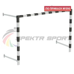 Купить Ворота мини-футбольные складные без сетки 2х3х0,5 м. (к-кт) в Вяземском 