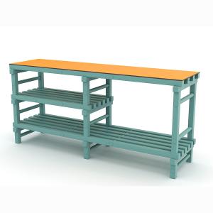 Купить Стол для бассейна, жесткий ПВХ, 1988х554х920 мм в Вяземском 
