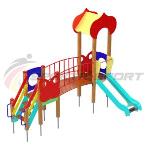 Купить Детский игровой комплекс Полянка ДИК 1603 в Вяземском 
